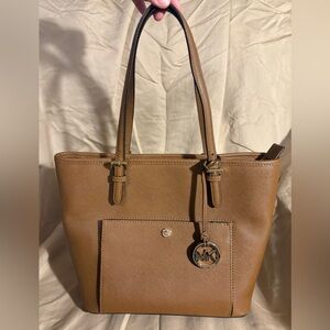 Michael Kors Jet Set Leather Tote